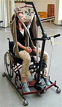 FLEX-LIFT 12A98 - LEVE-PERSONNE AVEC SANGLE SUR ROUES...