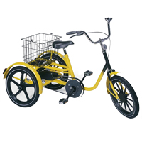 MODELE 2115 - TRICYCLE A DEUX ROUES ARRIERE PROPULSE PAR...