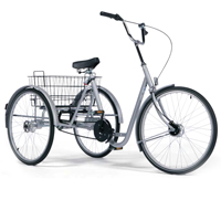 MODELE 2119 - TRICYCLE A DEUX ROUES ARRIERE PROPULSE PAR...