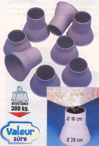 4 SURELEVATEURS - SURELEVATEUR DE MEUBLE...
