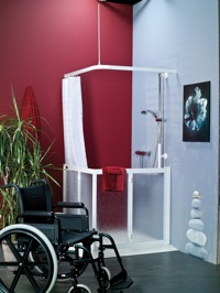 PO 00 535 / PO 00 545 - PORTE DE DOUCHE MI-HAUTEUR...